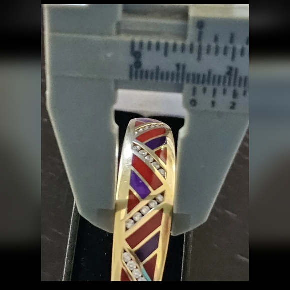 Sold Asch Grossbardt 14k Gold Diamond Bangle Bracelet 30 gm - Picture 17 of 17